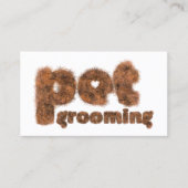Pet Grooming Fun Bont Modern Custom Visitekaartje (Voorkant)