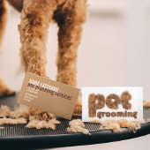 Pet Grooming Fun Bont Modern Custom Visitekaartje