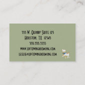 Pet Grooming of Pet Related Visitekaartje (Achterkant)