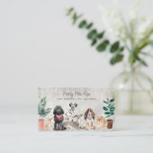 Pet Grooming Pet Spa Visitekaartje (Staand voorkant)