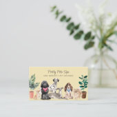 Pet Grooming Pet Spa Visitekaartje (Staand voorkant)
