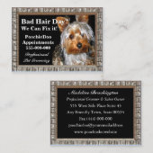 Pet Grooming Poochie Professional Visitekaartje (Voorkant / Achterkant)