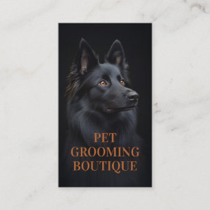 Pet Grooming Salon Boutique Belgisch Schapenportre Visitekaartje