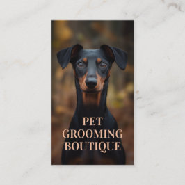 Pet Grooming Salon Boutique Duits Pinsch Portret Visitekaartje
