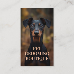 Pet Grooming Salon Boutique Duits Pinsch Portret Visitekaartje
