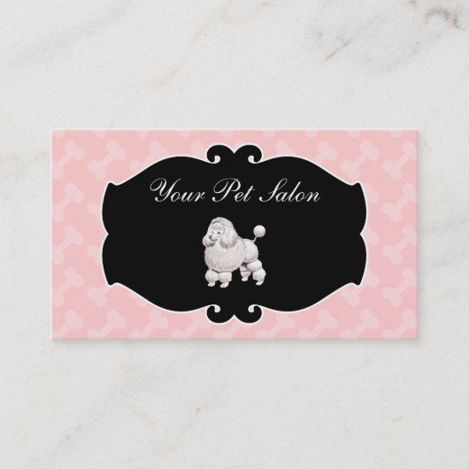 Pet Grooming Salon Visitekaartjes (Voorkant)