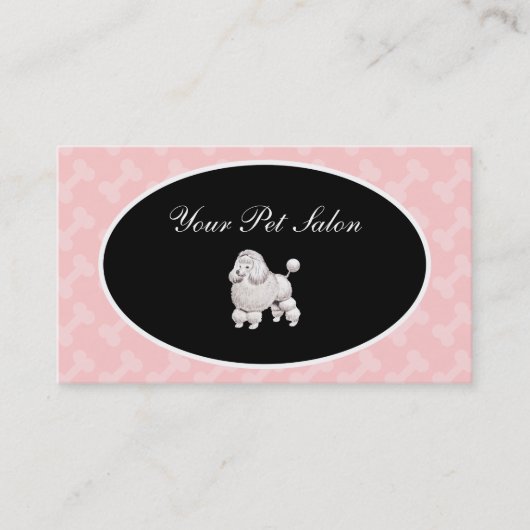 Pet Grooming Salon Visitekaartjes (Voorkant)