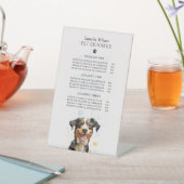 Pet Grooming Service Prijs Reclamebord Met Voetstuk (Insitu)