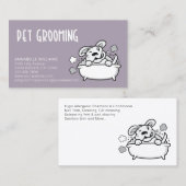 Pet Grooming Services Visitekaartje (Voorkant / Achterkant)