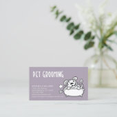 Pet Grooming Services Visitekaartje (Staand voorkant)