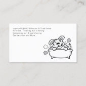 Pet Grooming Services Visitekaartje (Achterkant)