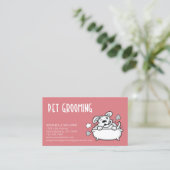 Pet Grooming Services Visitekaartje (Staand voorkant)