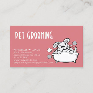 Pet Grooming Services Visitekaartje