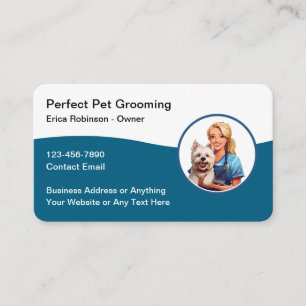 Pet Grooming Trendy Visitekaartjes