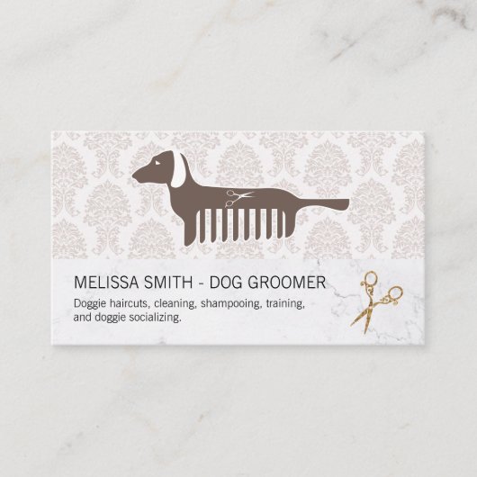 Pet Grooming Visitekaartje (Voorkant)