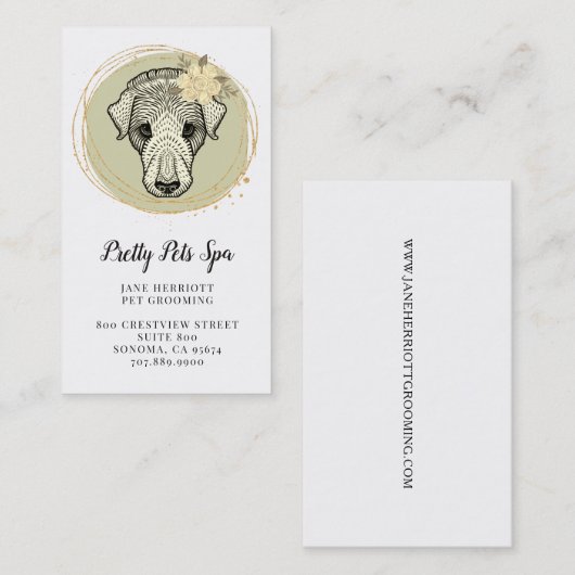 Pet Grooming Visitekaartje (Voorkant / Achterkant)