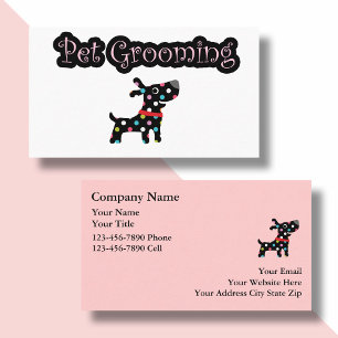 Pet Grooming Visitekaartjes