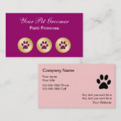 Pet Grooming Visitekaartjes (Voorkant / Achterkant)