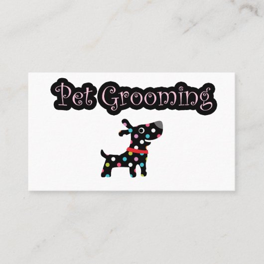 Pet Grooming Visitekaartjes (Voorkant)