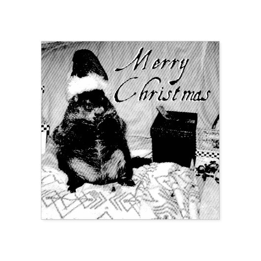Pet Groundhog Moses Kerst Rubber Stamp Rubberstempel (Afrduk)