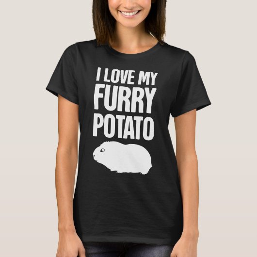 Pet Guinea Pig Cute Amp T-shirt (Voorkant)