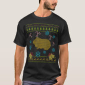 Pet Guinea Pig Kerstmis Ugly Sweater Design Shirt (Voorkant)