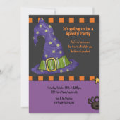 Pet Halloween Party nodiging Kaart (Voorkant)