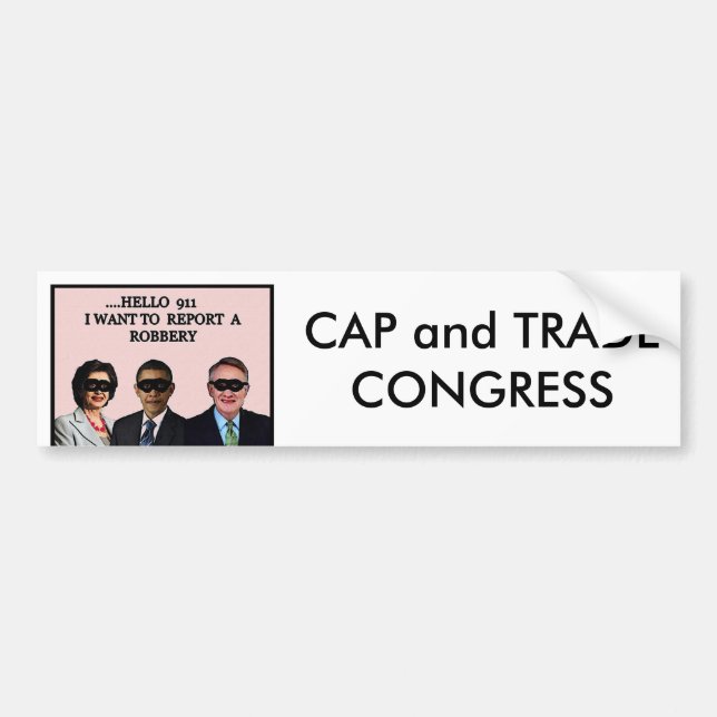 Pet/handelscongres Bumpersticker (Voorkant)