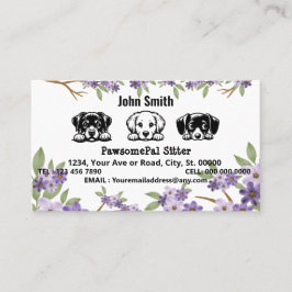 Pet Harmony Specialist: voor uw PawsomePal Sitter Afsprakenkaartje