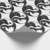 Pet Harmony Yin Yang Patroon Inpakpapier - Kat (Hoek)