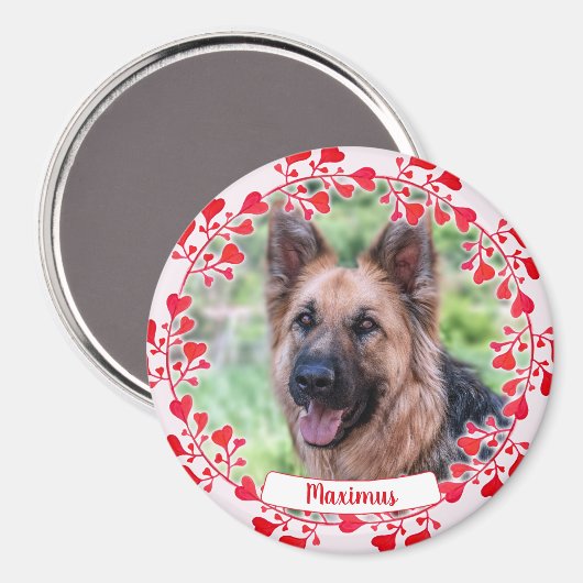 Pet Heart Ornament - Valentijnsdag - Pet Sympathie Magneet (Voorkant / Achterkant)