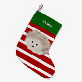 Pet Hedégel met kerststaart Kleine Kerstsok (Voorkant (Hangend))