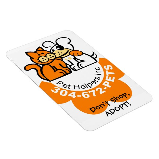 Pet Helper's Flexi Magnet Magneet (Rechterzijde)