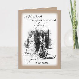 Pet, Hond en Kat Sympathie Kaart