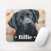 Pet hond kat naam harten muismat (Met muis)