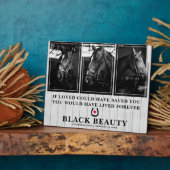 Pet Horse Loss | Paard 3 Foto Memorial Plaque Fotoplaat (Zijkant)