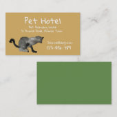 Pet Hotel boarding kennel professioneel Business C Visitekaartje (Voorkant / Achterkant)