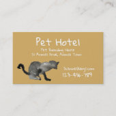 Pet Hotel boarding kennel professioneel Business C Visitekaartje (Voorkant)