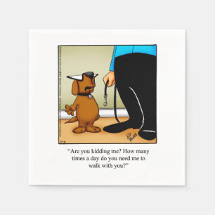 Pet Humor Cocktail Napkins Servet