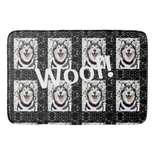 Pet Husky Pattern ... Wof! Badmat