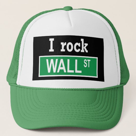 pet "I rock Wall Street" (Voorkant)