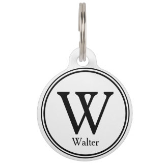 Pet ID Personalized Custom Name Tags - Minimal Huisdierpenning