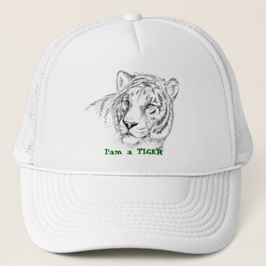pet, ik ben een TIGER Trucker Pet (Voorkant)