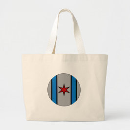 Pet in nood grote tote bag