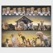 Pet Infinity Dogs Cats Puppies Kittens Animal Mam Cadeaupapier (Vlak)