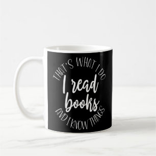 Pet is wat ik lees boeken en ik weet hoe het zit koffiemok