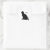 PET IT -.png Ronde Sticker (Tas)