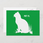 PET IT - WHITE -.png Briefkaart (Voorkant / Achterkant)