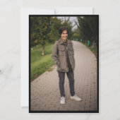 Pet jurk Het gaat naar beneden Foto afstudeerfeest Kaart (Achterkant)