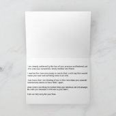 Pet Kat Sympathie Kaart, Verlies van Kat Kaart (Binnen)